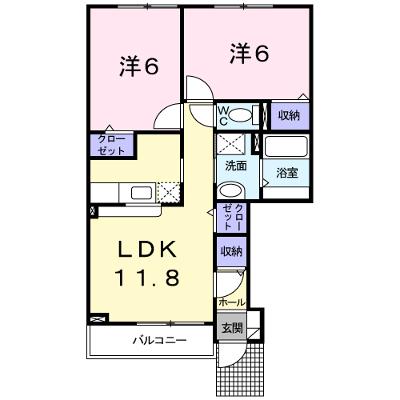 グラース 102【管理NO：1-014299001-01020】の物件画像