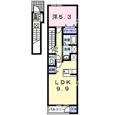 ミラージュＡ 203【管理NO：1-014143901-02030】 ★家具家電は申し込み後に搬入します★の物件画像