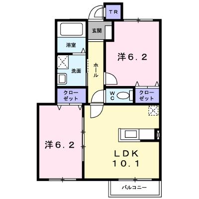 メゾン　フェリーチェ 103【管理NO：1-014069601-01030】 ★家具家電は申し込み後に搬入しますの物件画像