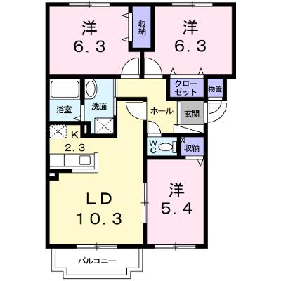 アバンフォンテーヌＡ 203【管理NO：1-011146101-02030】 ★家具家電は申し込み後に搬入しますの物件画像