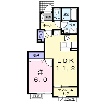 グランシェル　Ａ 103【管理NO：1-019010401-01030】 ★家具家電は申し込み後に搬入しますの物件画像
