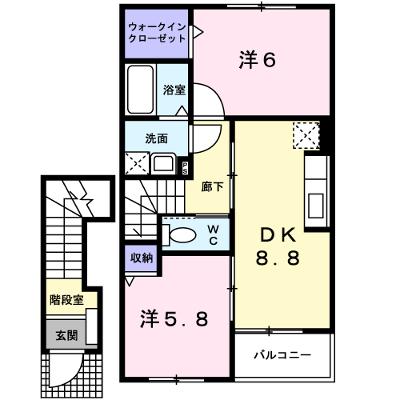ベル・プロヴァンス　Ⅰ 203【管理NO：1-015658301-02030】 ★家具家電は申し込み後に搬入しますの物件画像