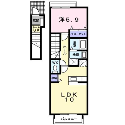 プロムナード・ソレイユ・ソラ 202【管理NO：1-014744801-02020】 ★家具家電は申し込み後に搬入しますの物件画像