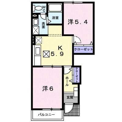 ル・ハーモニー 101【管理NO：1-010960101-01010】 ★家具家電は申し込み後に搬入しますの物件画像