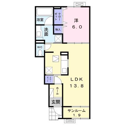 フォレ　フォートⅡ 104【管理NO：1-024483302-01040】 ★家具家電は申し込み後に搬入します 2026年08月下旬入居可能の物件画像