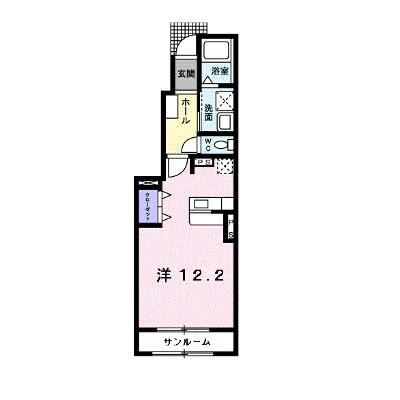 アム－ル 104【管理NO：1-017531901-01040】 ★家具家電は申し込み後に搬入しますの物件画像