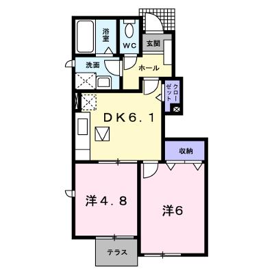 ココタイム　Ａ 103【管理NO：1-014713701-01030】 ★家具家電は申し込み後に搬入しますの物件画像