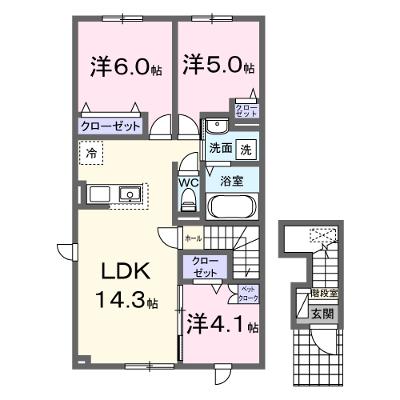アーデルハイツ　Ｂ 201【管理NO：1-027671402-02010】の物件画像