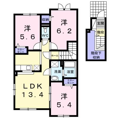 プリモ　パラッツォ 204【管理NO：1-017194601-02040】 ★家具家電は申し込み後に搬入します★ ★2026年09月上旬入居可能★の物件画像