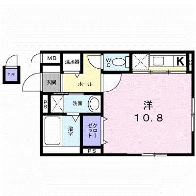 フレスクーラ 102【管理NO：1-016090201-01020】 ★家具家電は申し込み後に搬入します★の物件画像