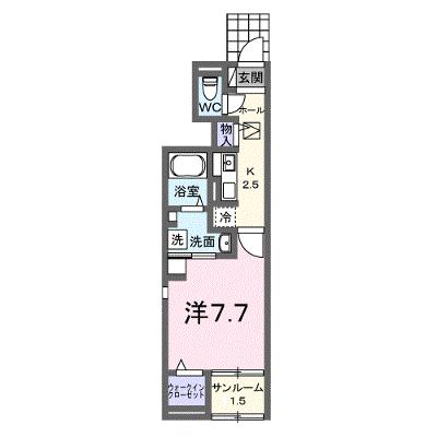 ベルファニー　ショウワ　Ｂ 104【管理NO：1-027570702-01040】 ★家具家電は申し込み後に搬入しますの物件画像