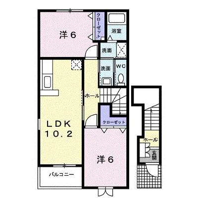 ル　シェル　ヴィラージュ 201【管理NO：1-014203001-02010】 ★家具家電は申し込み後に搬入します★の物件画像