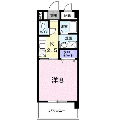 アヴニール　ヌーヴォー 503【管理NO：1-012003901-05030】 ★家具家電は申し込み後に搬入します 2026年07月中旬入居可能の物件画像