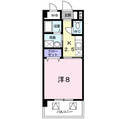 アヴニール　ヌーヴォー 502【管理NO：1-012003901-05020】 ★家具家電は申し込み後に搬入しますの物件画像