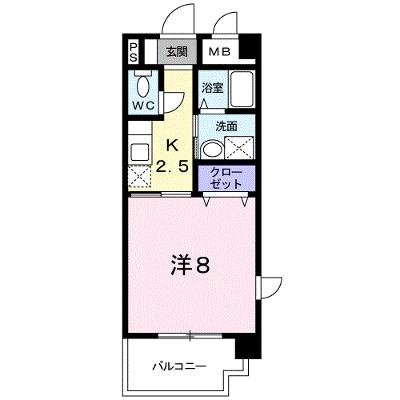 アヴニール　ヌーヴォー 301【管理NO：1-012003901-03010】 ★家具家電は申し込み後に搬入しますの物件画像