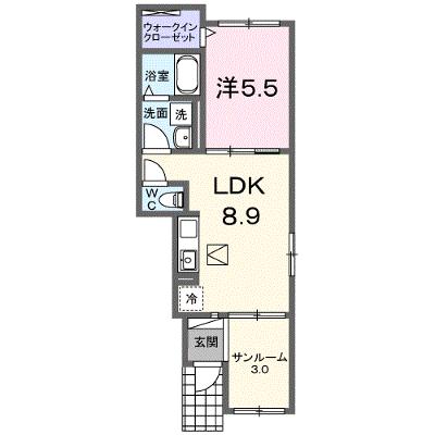 モン・ルクール 103【管理NO：1-028577301-01030】 ★家具家電は申し込み後に搬入します 2026年09月中旬入居可能の物件画像