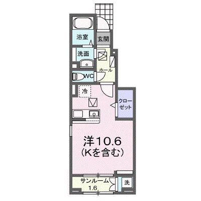 ラ・カサ・デ　Ｎ 104【管理NO：1-028155101-01040】 ★家具家電は申し込み後に搬入します 2026年09月上旬入居可能の物件画像