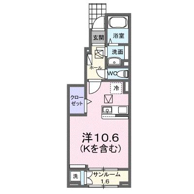ラ・カサ・デ　Ｎ 102【管理NO：1-028155101-01020】 ★家具家電は申し込み後に搬入します 2026年09月上旬入居可能の物件画像