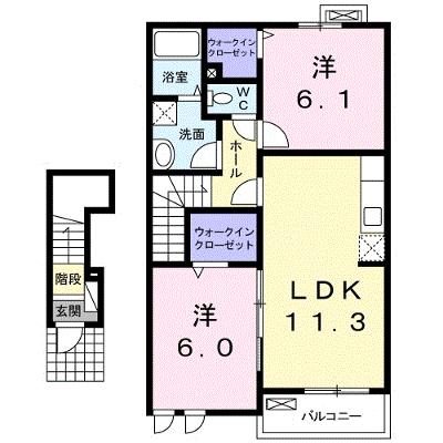 カーサ・アレグリア 202【管理NO：1-018190001-02020】 ★家具家電は申し込み後に搬入します★の物件画像