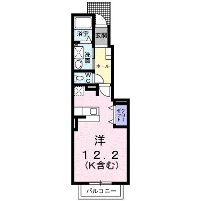 アンジェリーク　ベルＢ 102【管理NO：1-018013902-01020】 ★家具家電は申し込み後に搬入します★の物件画像