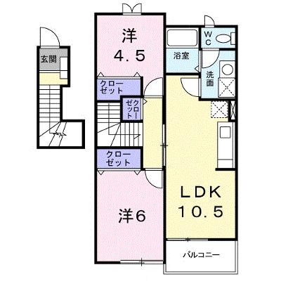 パーク　レガシィⅡ 202【管理NO：1-011779202-02020】 ★家具家電は申し込み後に搬入しますの物件画像
