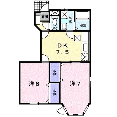 カサ・ブランカＣ 101【管理NO：1-011191403-01010】 ★家具家電は申し込み後に搬入しますの物件画像