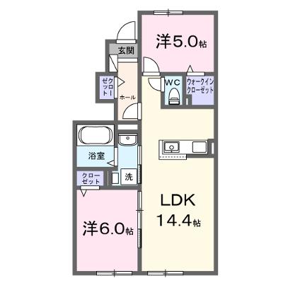 ヴィラＫ　Ⅶ 102【管理NO：1-028710701-01020】 ★家具家電は申し込み後に搬入します★ ★2026年09月下旬入居可能★の物件画像