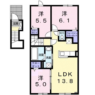 ネオ　グレイスⅢ 201【管理NO：1-028559001-02010】 ★家具家電は申し込み後に搬入します★ ★2026年09月中旬入居可能★の物件画像