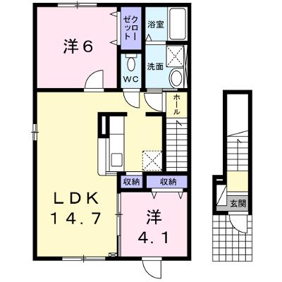 Ｃｒｅａ－Ｊ．ｃ 201【管理NO：1-020135901-02010】の物件画像
