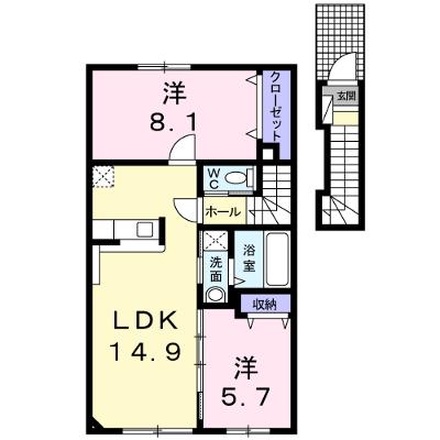 Ｖｉｌｌａ　佐藤　Ｅ 202【管理NO：1-018146901-02020】の物件画像