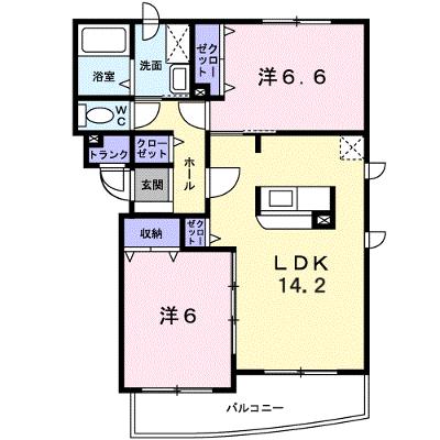 エビス・ステージＡ 208【管理NO：1-013547901-02080】 ★家具家電は申し込み後に搬入します★ ★2026年11月中旬入居可能★の物件画像