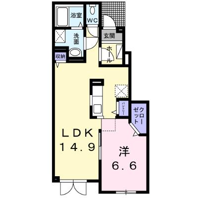 カトル・セゾン 102【管理NO：1-024594701-01020】 ★家具家電は申し込み後に搬入します 2026年08月上旬入居可能の物件画像