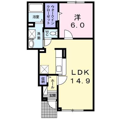 ラ・クラルテ　Ⅰ 102【管理NO：1-021235901-01020】 ★家具家電は申し込み後に搬入します 2026年08月下旬入居可能の物件画像