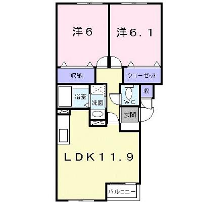 ジェルメ日乃出町 405【管理NO：1-012426901-04050】 ★家具家電は申し込み後に搬入しますの物件画像