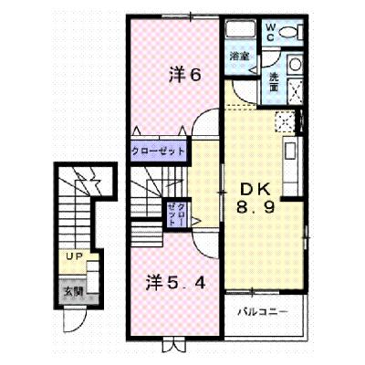 高丘リバーサイド 204【管理NO：1-012030401-02040】 ★家具家電は申し込み後に搬入しますの物件画像