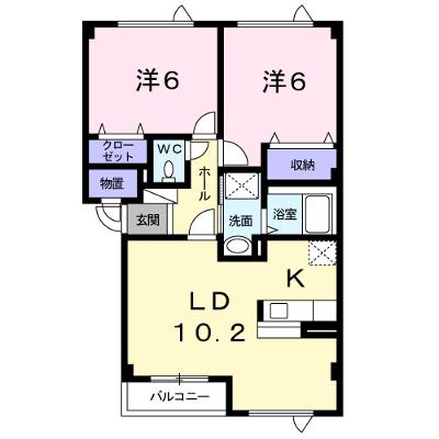 アヴニール・シェル　２番館 202【管理NO：1-011298202-02020】の物件画像