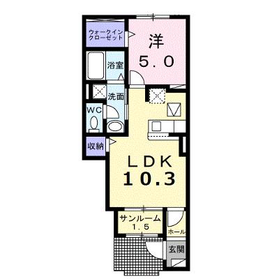 サン　メゾン 103【管理NO：1-028033701-01030】 ★家具家電は申し込み後に搬入します 2026年07月中旬入居可能の物件画像