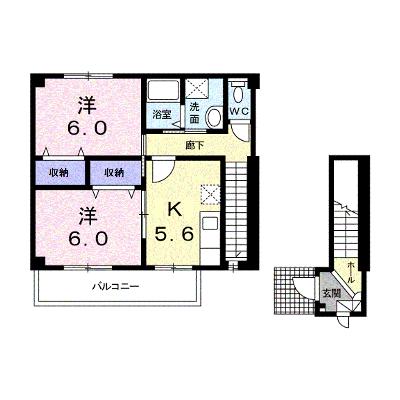 パレスマルエイＣ 201【管理NO：1-011139301-02010】 ★家具家電は申し込み後に搬入しますの物件画像