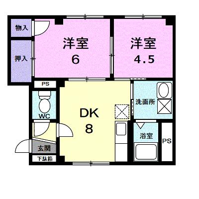 カイザー松森 102【管理NO：1-005433701-01020】 ★家具家電は申し込み後に搬入しますの物件画像