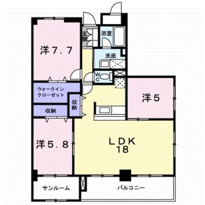 シャトー　グラース 301【管理NO：1-013008401-03010】 ★家具家電は申し込み後に搬入しますの物件画像