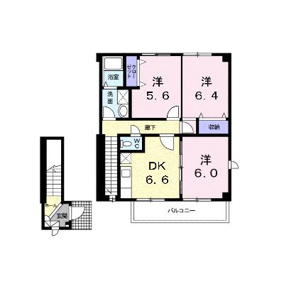 カンパーニャ 204【管理NO：1-011826001-02040】 ★家具家電は申し込み後に搬入します 2026年07月下旬入居可能の物件画像