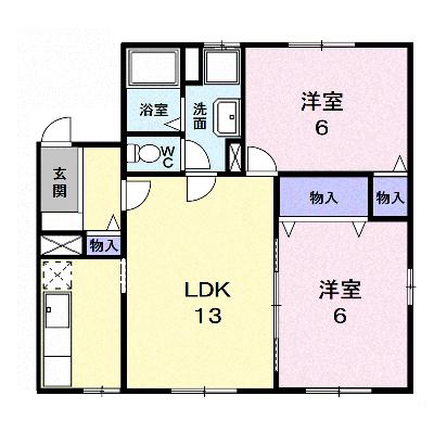 ドエルⅢ 201【管理NO：1-005958101-02010】 ★家具家電は申し込み後に搬入しますの物件画像