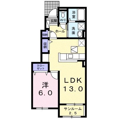 ソラーナ 102【管理NO：1-019879401-01020】 ★家具家電は申し込み後に搬入します★の物件画像