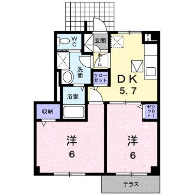 ウェスト・カルティエ 102【管理NO：1-012072601-01020】 ★家具家電は申し込み後に搬入します 2026年07月中旬入居可能の物件画像