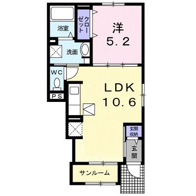 フロンティア・コート 104【管理NO：1-028101401-01040】 ★家具家電は申し込み後に搬入します 2026年10月上旬入居可能の物件画像