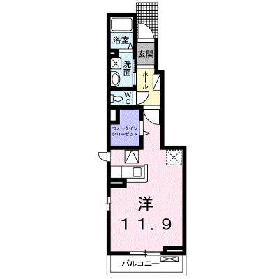 プラージュＫ 103【管理NO：1-019687301-01030】 ★家具家電は申し込み後に搬入します★の物件画像