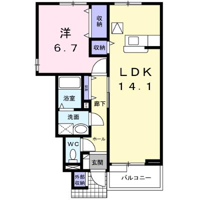 ポンピエール 101【管理NO：1-012034101-01010】 ★家具家電は申し込み後に搬入します★の物件画像