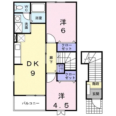 リーブラＢ 201【管理NO：1-010529402-02010】の物件画像