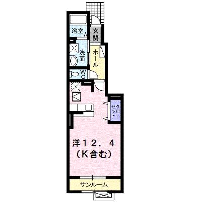 カーサ　フルジェンテⅡ 102【管理NO：1-016852402-01020】 ★家具家電は申し込み後に搬入します 2026年07月上旬入居可能の物件画像