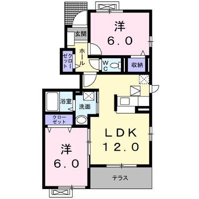 ブロ－テⅠ 101【管理NO：1-014389202-01010】 ★家具家電は申し込み後に搬入しますの物件画像